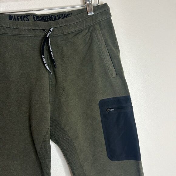 Levi’s engineered jeans men’s relaxed stretch waist track jogger pants medium - Picture 6 of 13